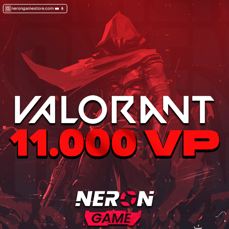 ⭐ 11.000 VALORANT POINTS (VP) - NeronGameStore