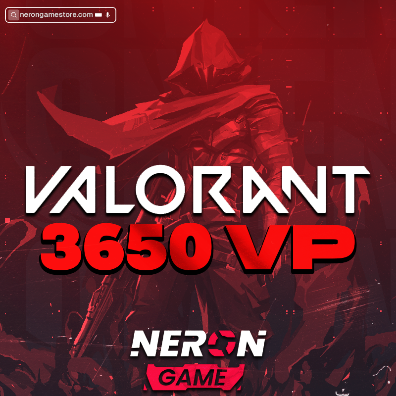⭐ 3.650 VALORANT POINTS (VP) - NeronGameStore